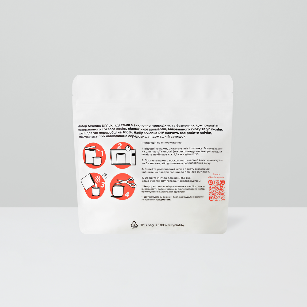 Набір зроби свічку сам Svichka DIY 00 Без аромату